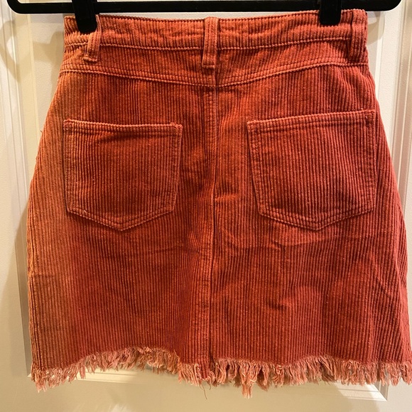 MINK PINK Empire Cord Mini Skirt - Picture 3 of 16